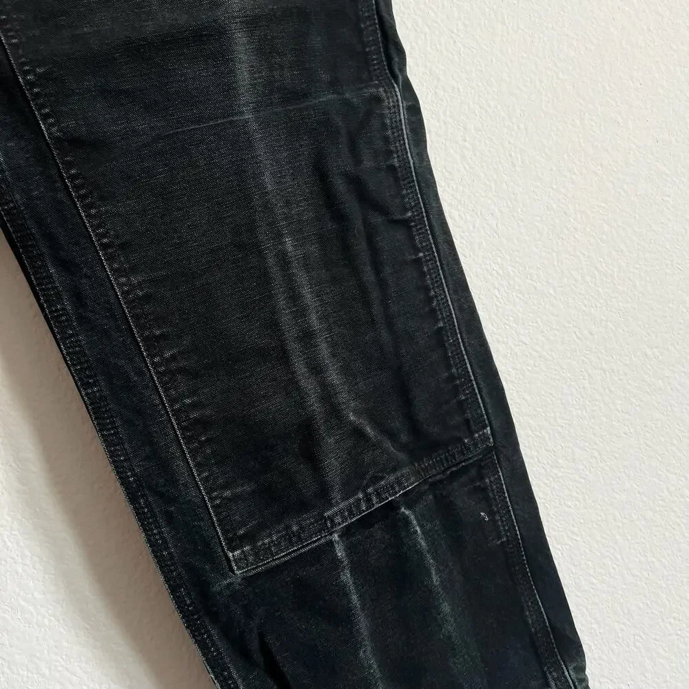 Carhartt faded black double knee work wear carpenter pants - Picture 11 of 13